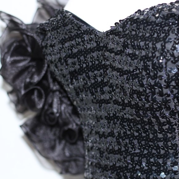 HW Collections Black & Brown Ombre Gown (5/6) - Picture 9 of 16